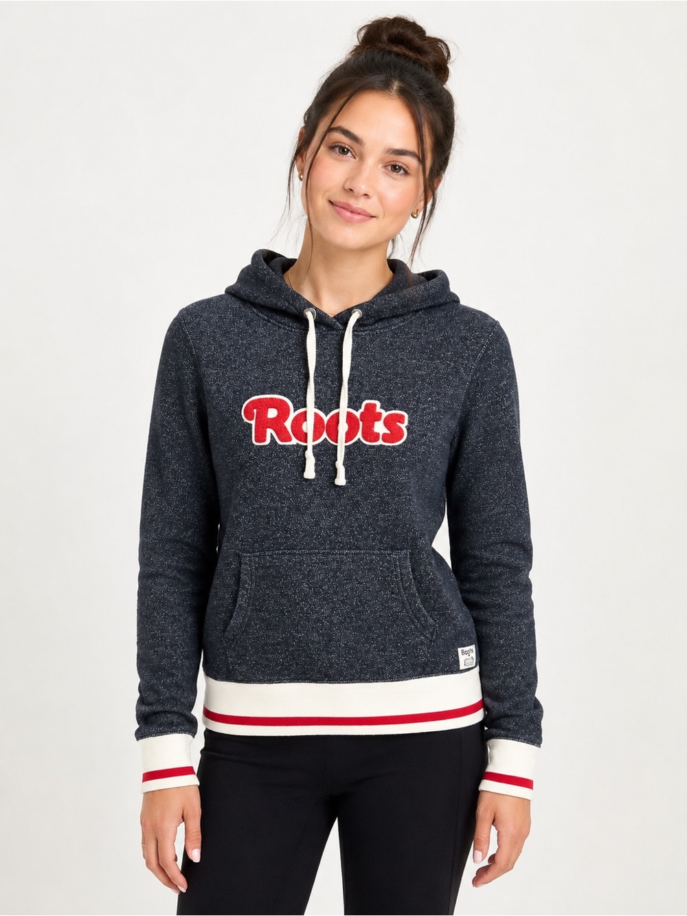Roots Cabin Women’s Hoodie with Red Logo